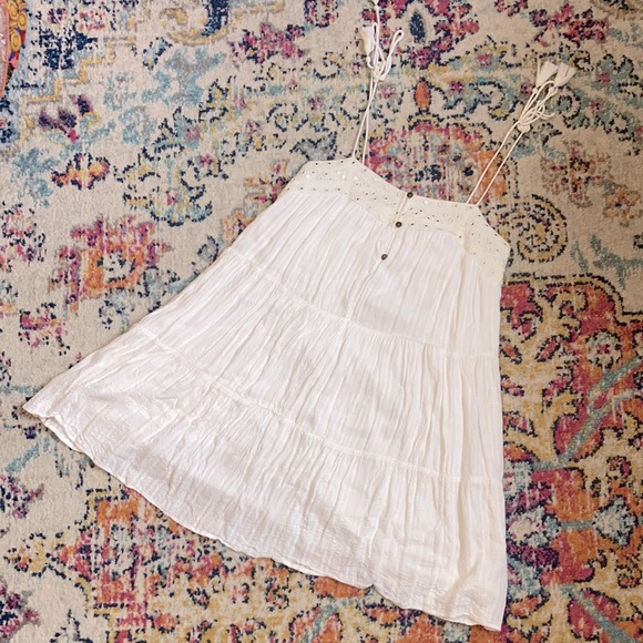 American Eagle XS mirrored mini dress with shoulder ties - Picture 2 of 11